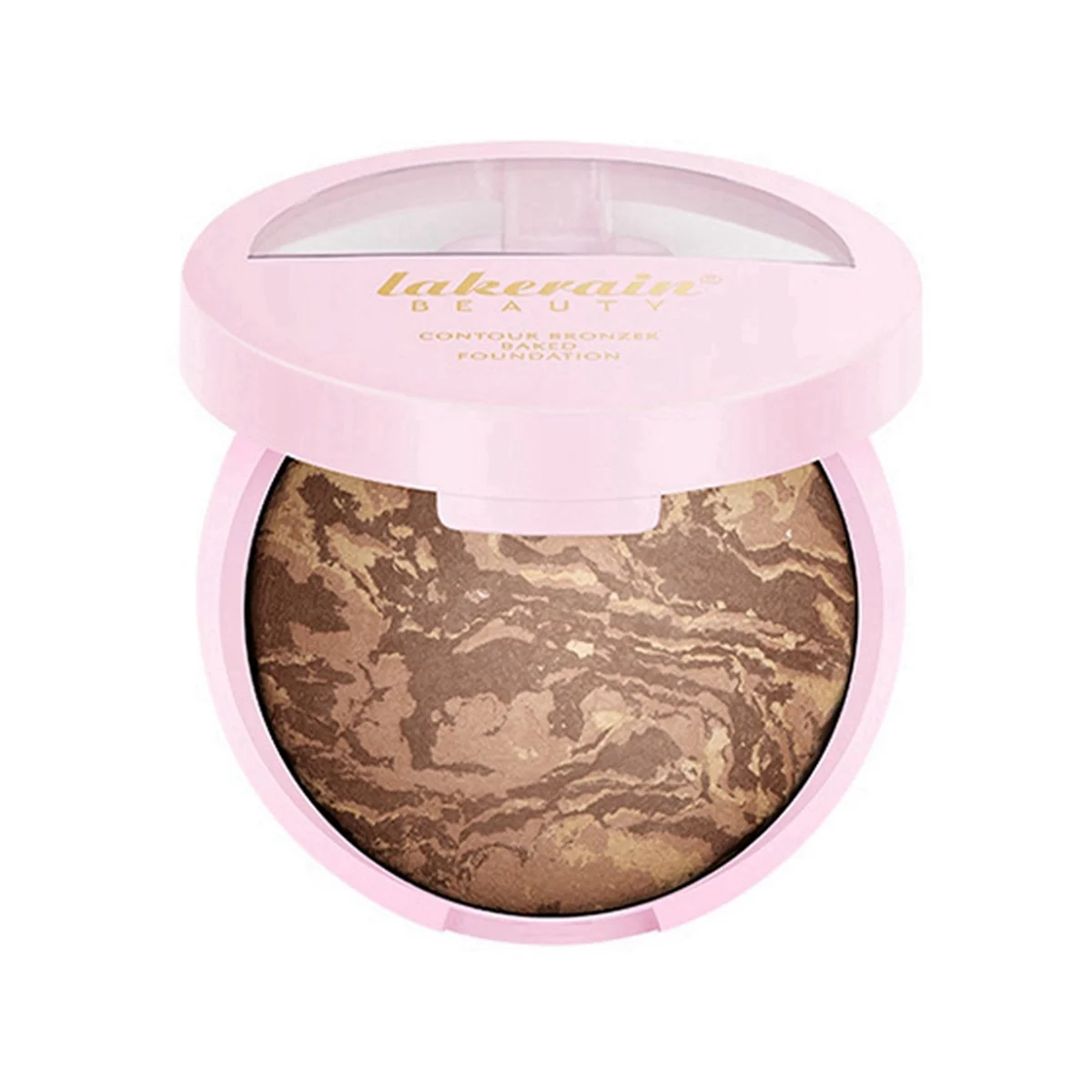 A71P Baked Brighten Foundation, Oil Control Color Correcting Balance Foundation Natural Matte Powder Foundation 2 Tan