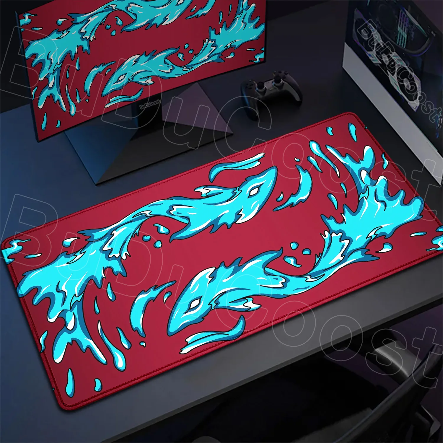 

New CSGO esports themed Cool mousepad Laptop Keyboardpad Non-SlipRubber Edge locking desk organizers and trays XXL Large deskpad
