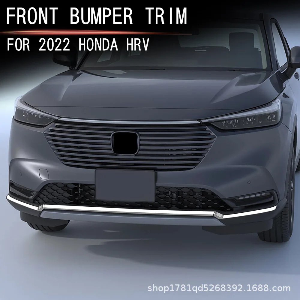 

Для Honda Vezel E: HEV HRV 2021 2022, накладка на передний бампер, блестки, нижняя решетка, яркая полоса, аксессуары для внешней модификации