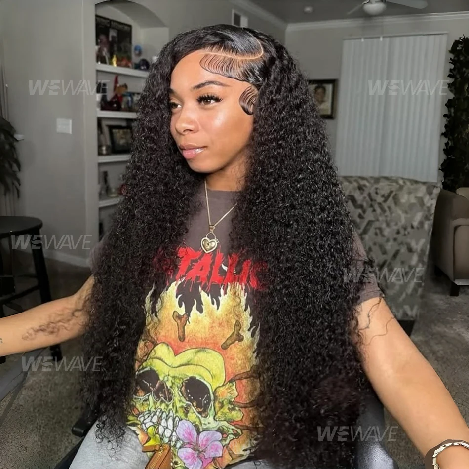 

Water Deep Wave Lace Frontal Wigs 30 40 Inch 13X6 Hd Lace Front Wig 13X4 Natural Curly Human Hair Wigs For Women 250 Density