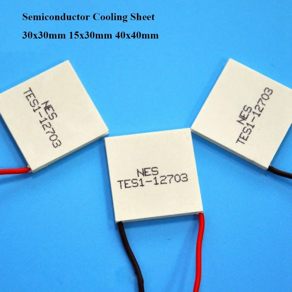

Полупроводниковый охлаждающий элемент 30x30 мм, 15x30 мм, 40x40 мм, охлаждающая пластина TEC1-06303, TES1-12704 для охлаждения мобильных телефонов