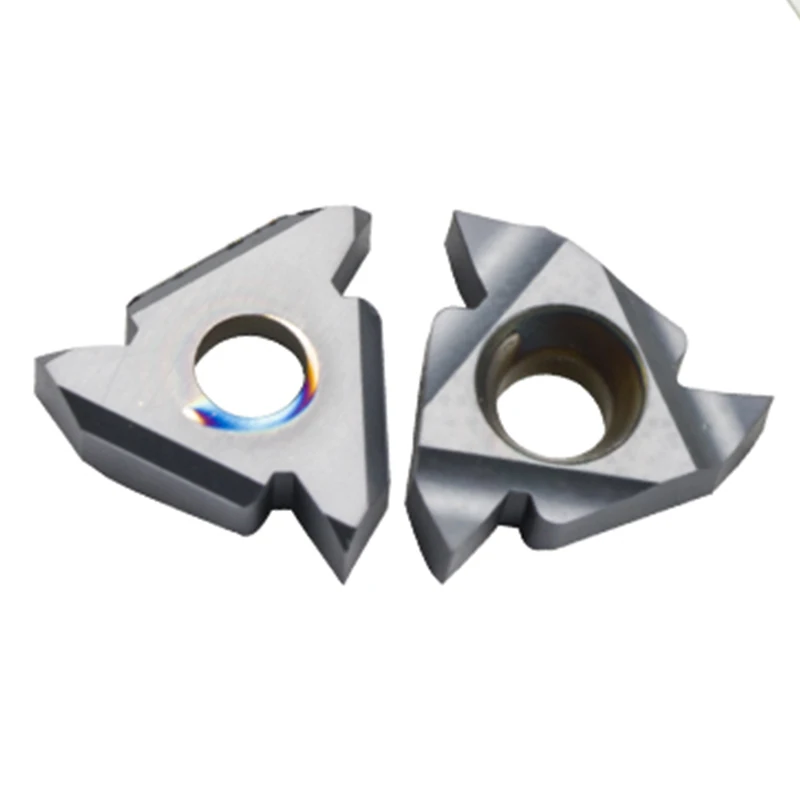 10pcs 16IR Carbide Threaded Insert Steel Parts Thread Turning Tool Blade for SNR Bar CNC Lathe