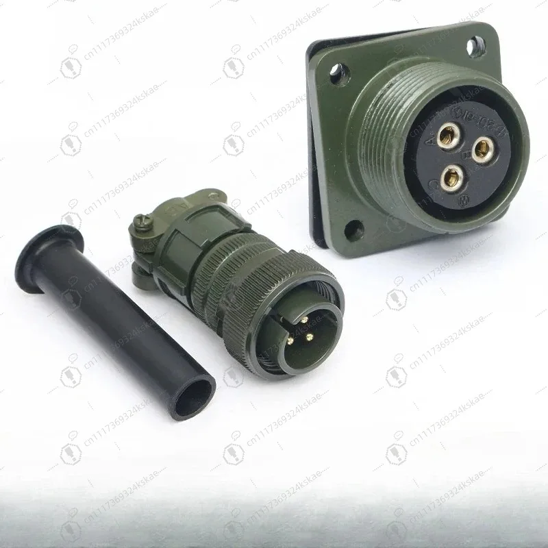 3‑Core MS5015 Waterproof Aviation Plug Socket Kit, MS3102A16‑10P Male & MS3106A16‑10S Female Heavy‑Duty Circular Connector
