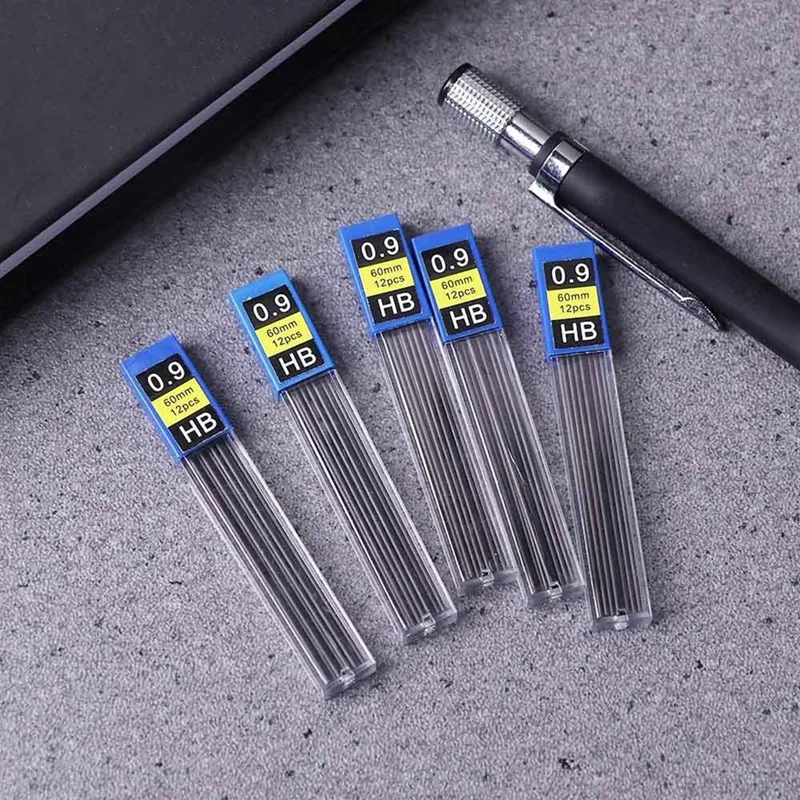 Durable And Precise 0.7Mm Pencil Lead Refills, 5Pcs/Set, Perfect For Students And Professionals