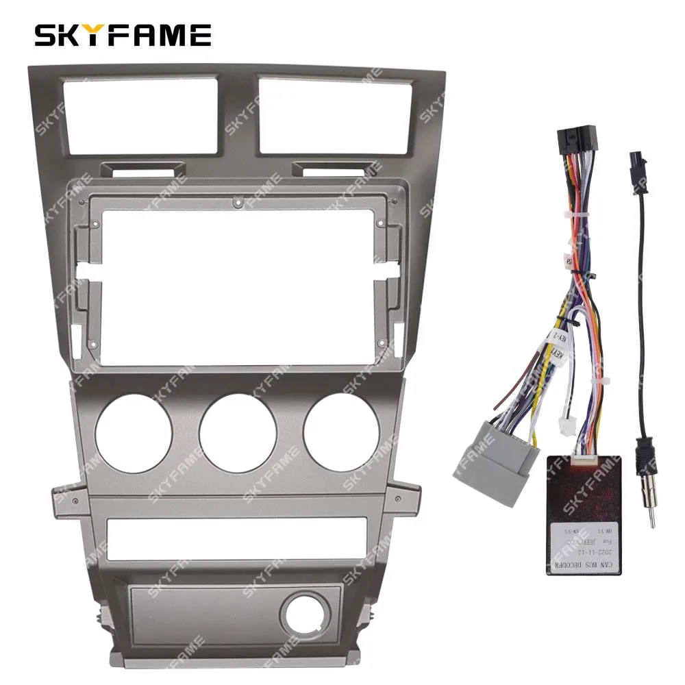 

SKYFAME Car 16pin Wiring Harness Adapter Canbus Box Decoder Android Radio Power Cable For Dodge Avenger