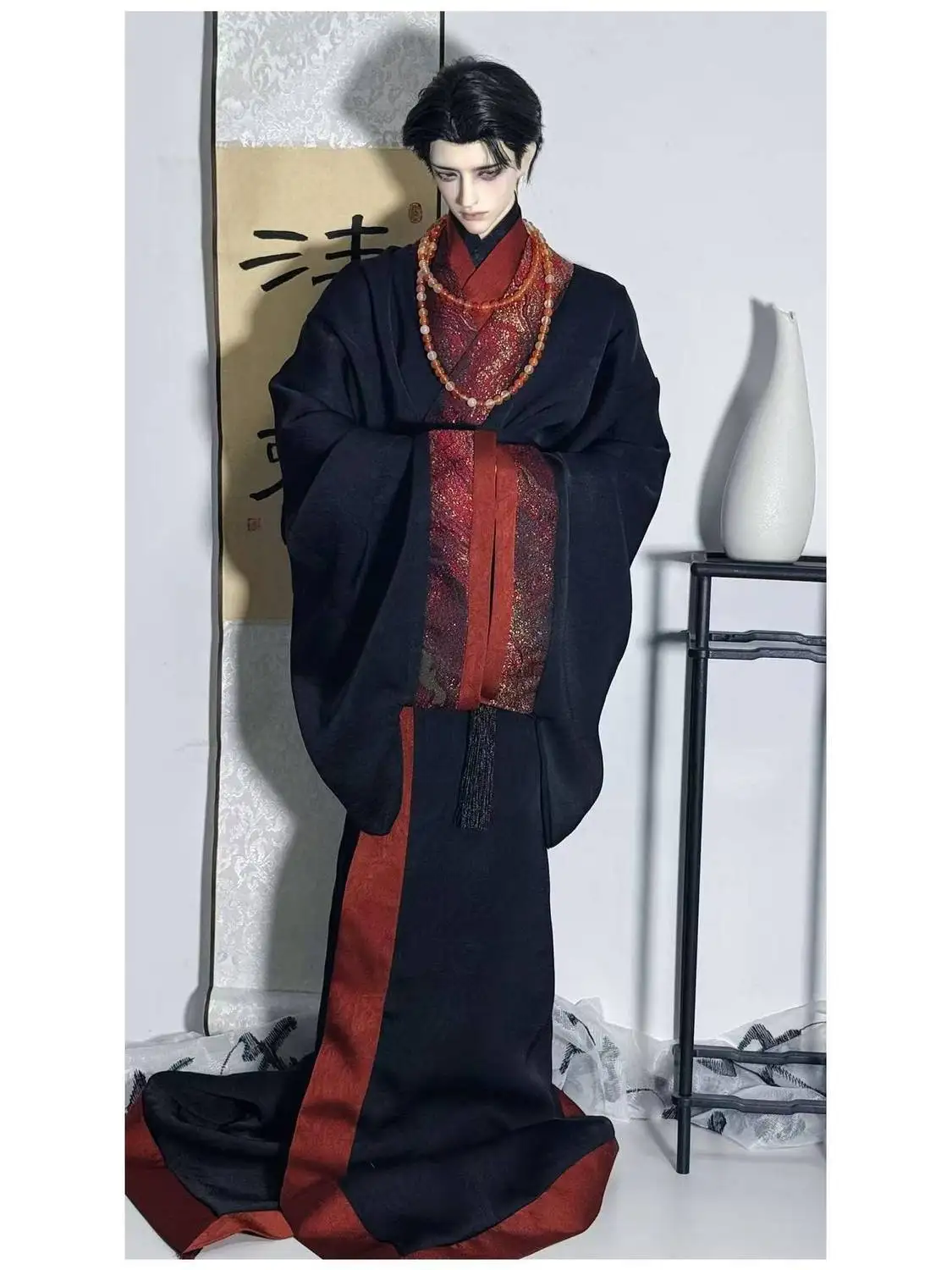 1/3 Doll's Clothes Suit for 70-75cm Male Bjd Doll Chinese Ancient Clothing Dress Up Toys Play House Doll Accessories, No Doll