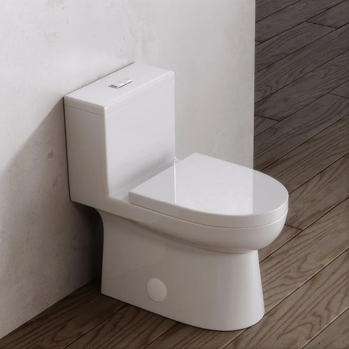 

ZC1 Plumbing Fixtures One-Piece Siphonic Dual Flush Toilet with WDI Fitting and CUPC Watersense for Home Use and Sanitary Ware