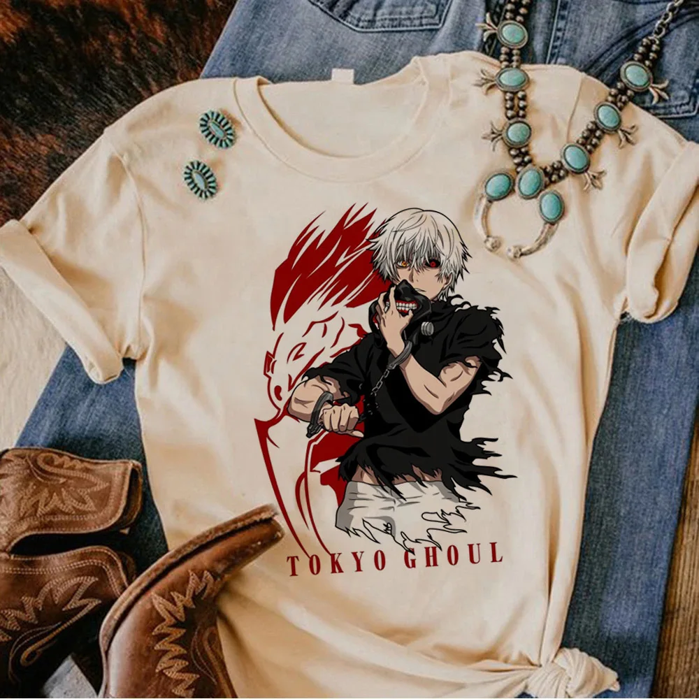 Tokyo Ghoul t-shirt femme japanese cute meme y2k kawaii t shirt japan manga japanese streetwear jojifuku