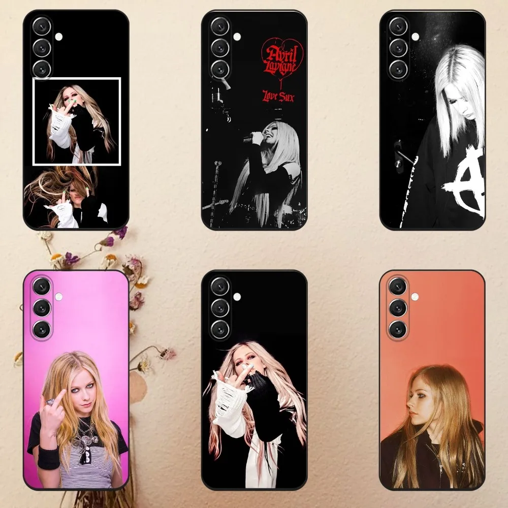 A-Avril L-Lavigne Coque   Phone Case For Samsung Galaxy A13,A21s,A22,A31,A32,A52,A53,A71,A80,A91 Soft Black Cover