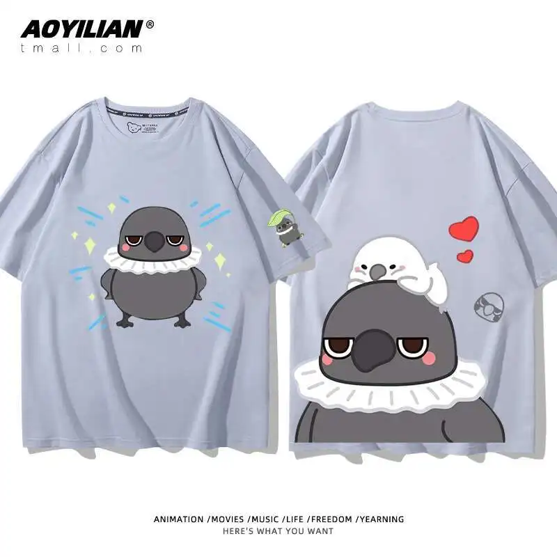 

New Love And Deepspace Surroundings Graffiti Pure Cotton T-shirt Qin Che Shen Xinghui Qi Yu Li Shen Sylus Xavier Rafayel Zayne