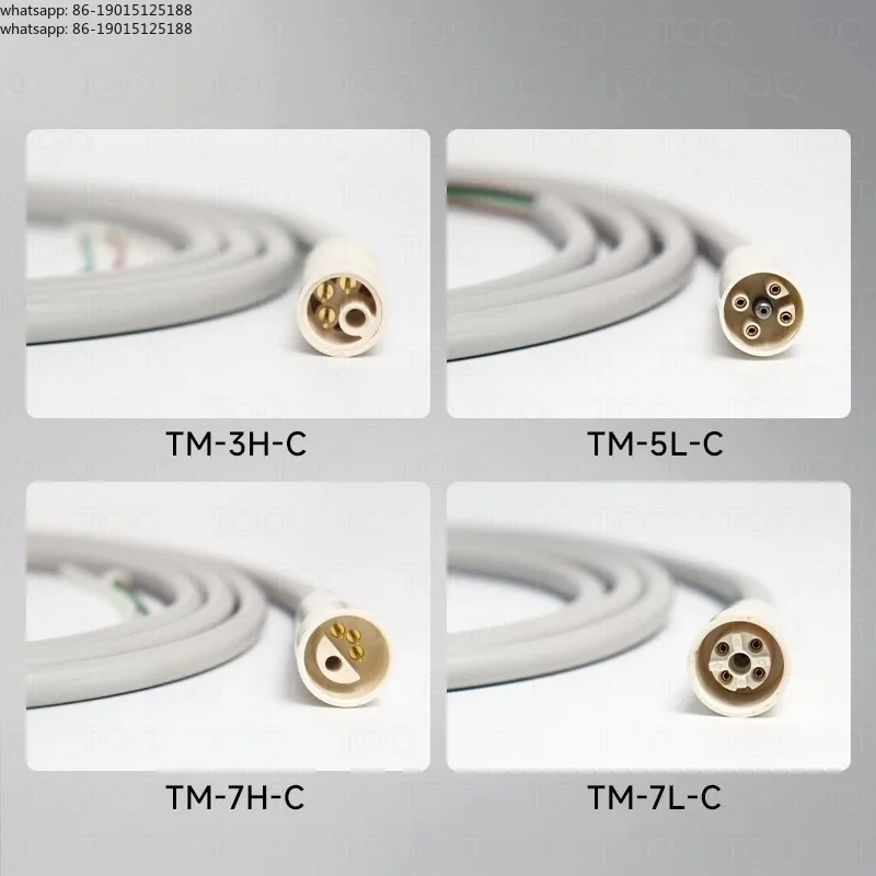

Dental Ultrasonic Scaler Tubing Cable - 3H/5L/7H/7L Connector Detachable Hose Compatible With EMS NSK Satelec UDS VRN Handpiece