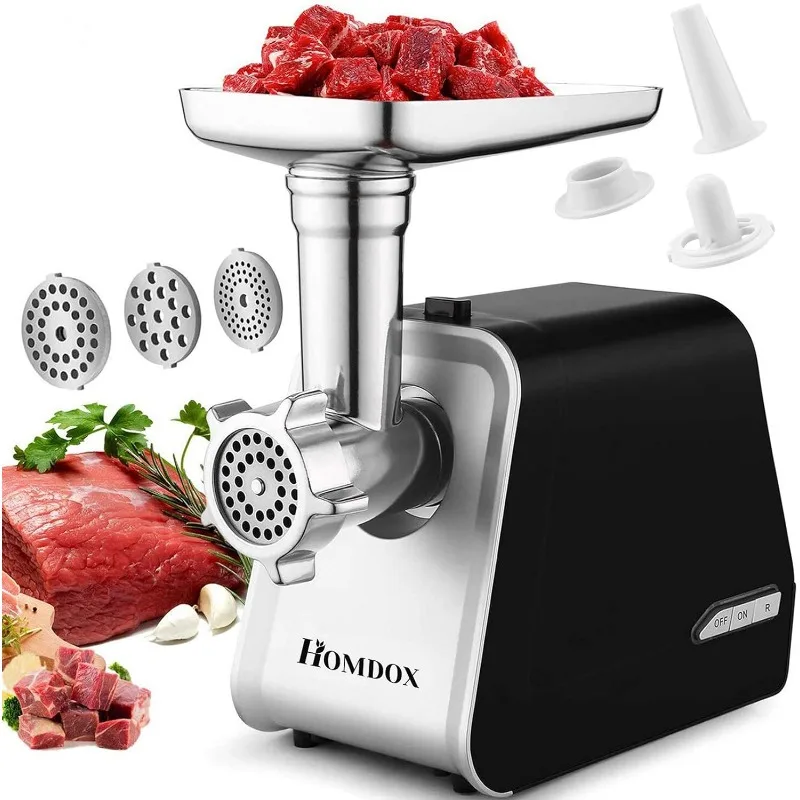 

2000W Electric Meat Grinder, Heavy Duty Meat Grinder Machine Sausage Stuffer Maker with 3 Grinding Plates