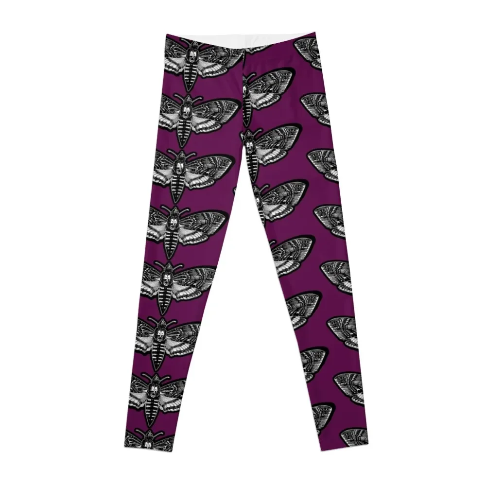 

Deaths Head Moth - Silence of the Lambs Leggings push up fitness Women's push up Women's gym gym womans Womens Leggings