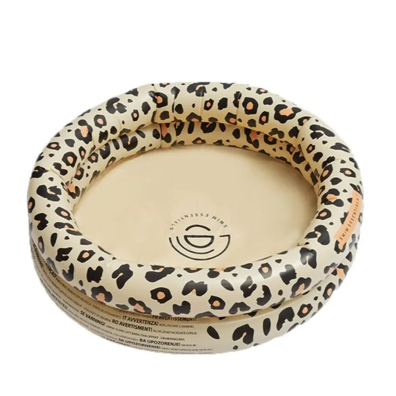 Piscina inflable para interiores y exteriores, piscina de PVC con patrón de dibujos animados, piscina gruesa para niños pequeños