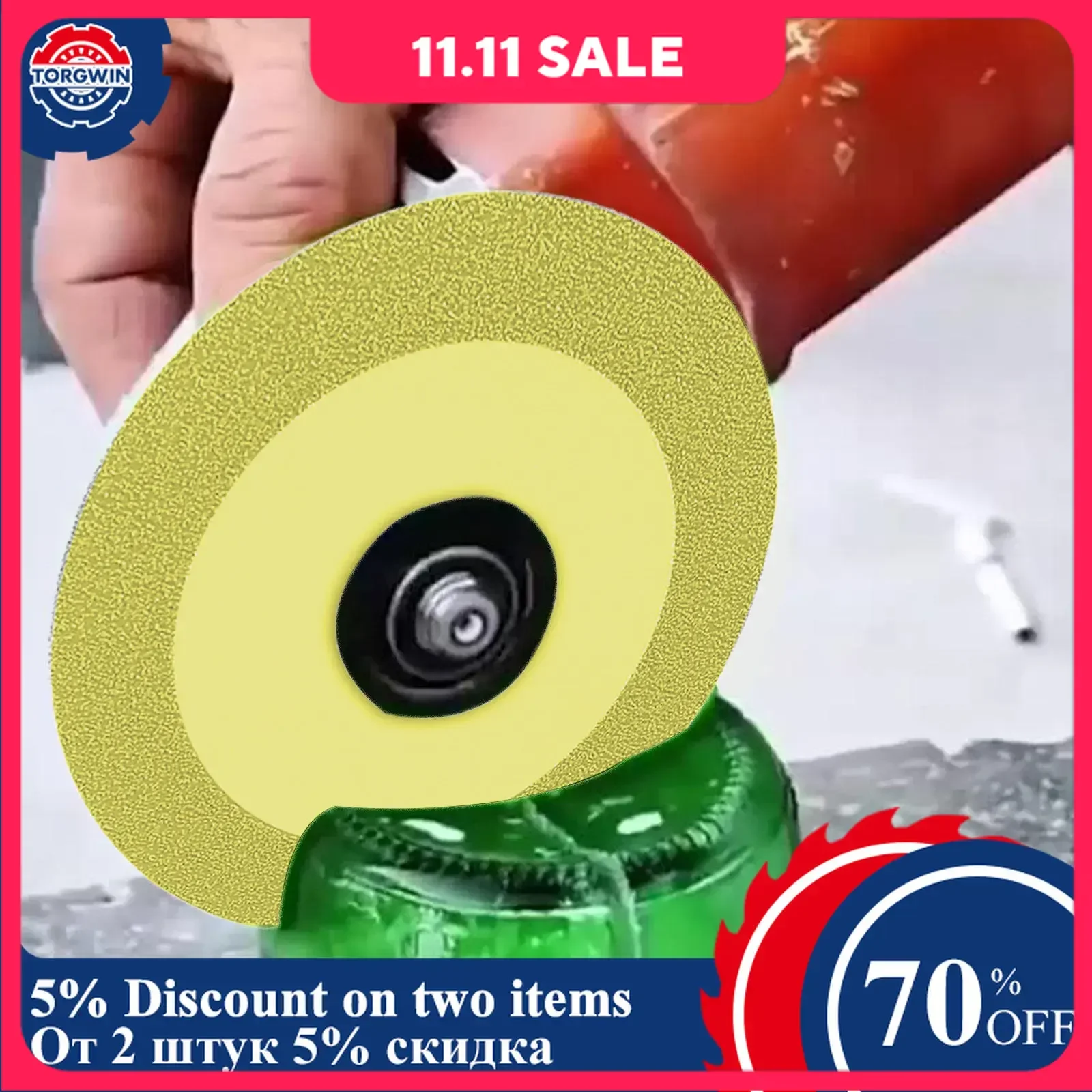 

110mm Glass Cutting Disc Diamond Marble Saw Blade Ceramic Tile Jade Special Polishing Cutting Blade Sharp Brazing Grinding Disc