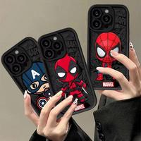 Marvel Spiderman Case For VIVO Y03 Y28 Y17 Y12 Y15 Y21 Y21S Y11 2019 Y20 Y20i Y20S Y12A Y11S Y12S Y3S V27 V27E V29 X100 V15 Pro