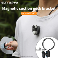 Sunnylife Portable Magnetic Multi-function Pendant Holder Works With The Insta360 GO 3 Neckline Quick-release Camera Accessory