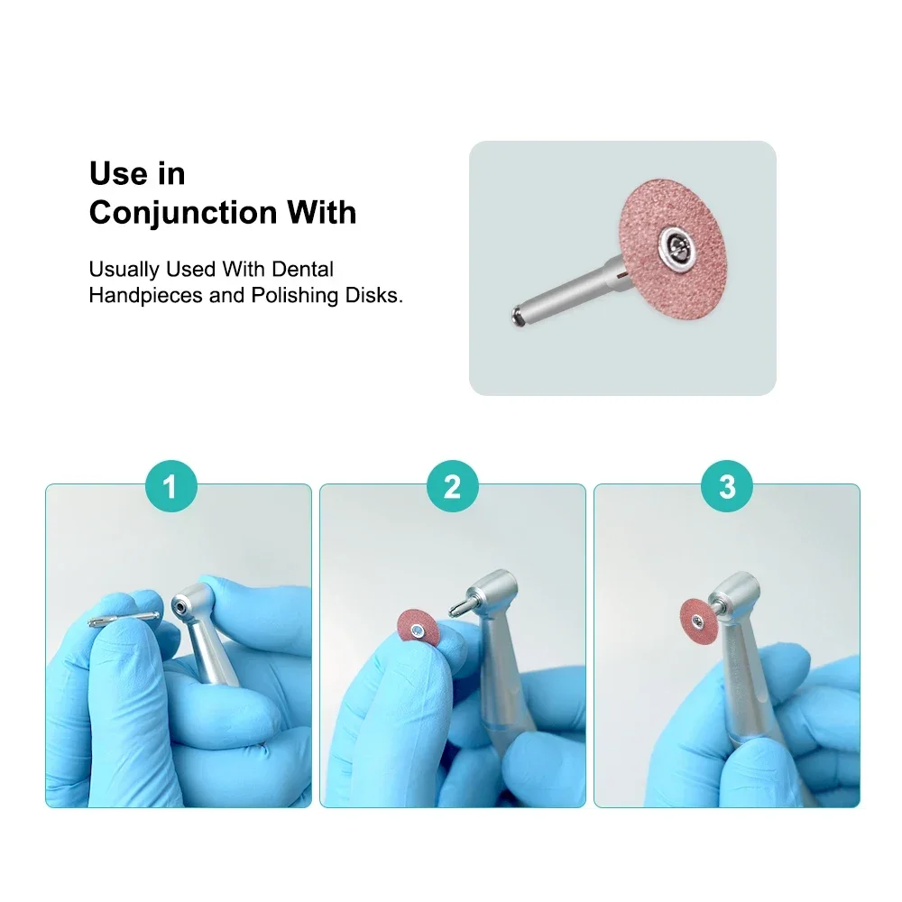 SYJH 10/5Pcs Dental Soflex Flexi Disc Mandrel Polishing Discs Holding Rod RA Shank Rotary Tool Dentist 2.35mm Disc Chuck