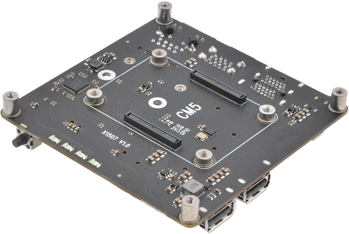 Raspberry Pi CM5 IO board Zero Noise-Superior Cooling-Passive Design X1507