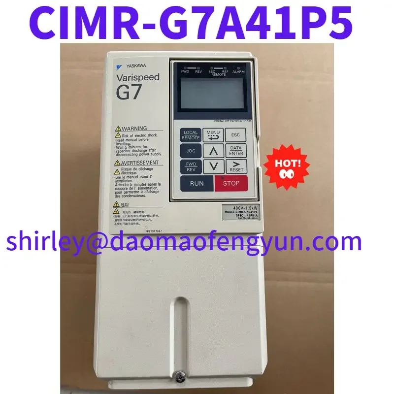 

Used Frequency converter CIMR-G7A41P5