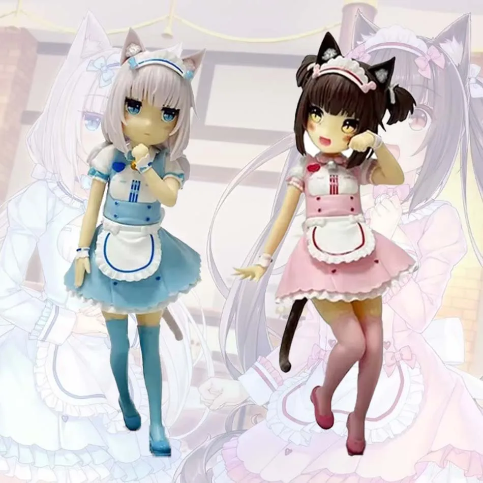 Exquisite hot selling Anime Figure - Chocolate And Vanilla Cute Stand PVC Model Toy Collection Decoration Ornaments for Fans
