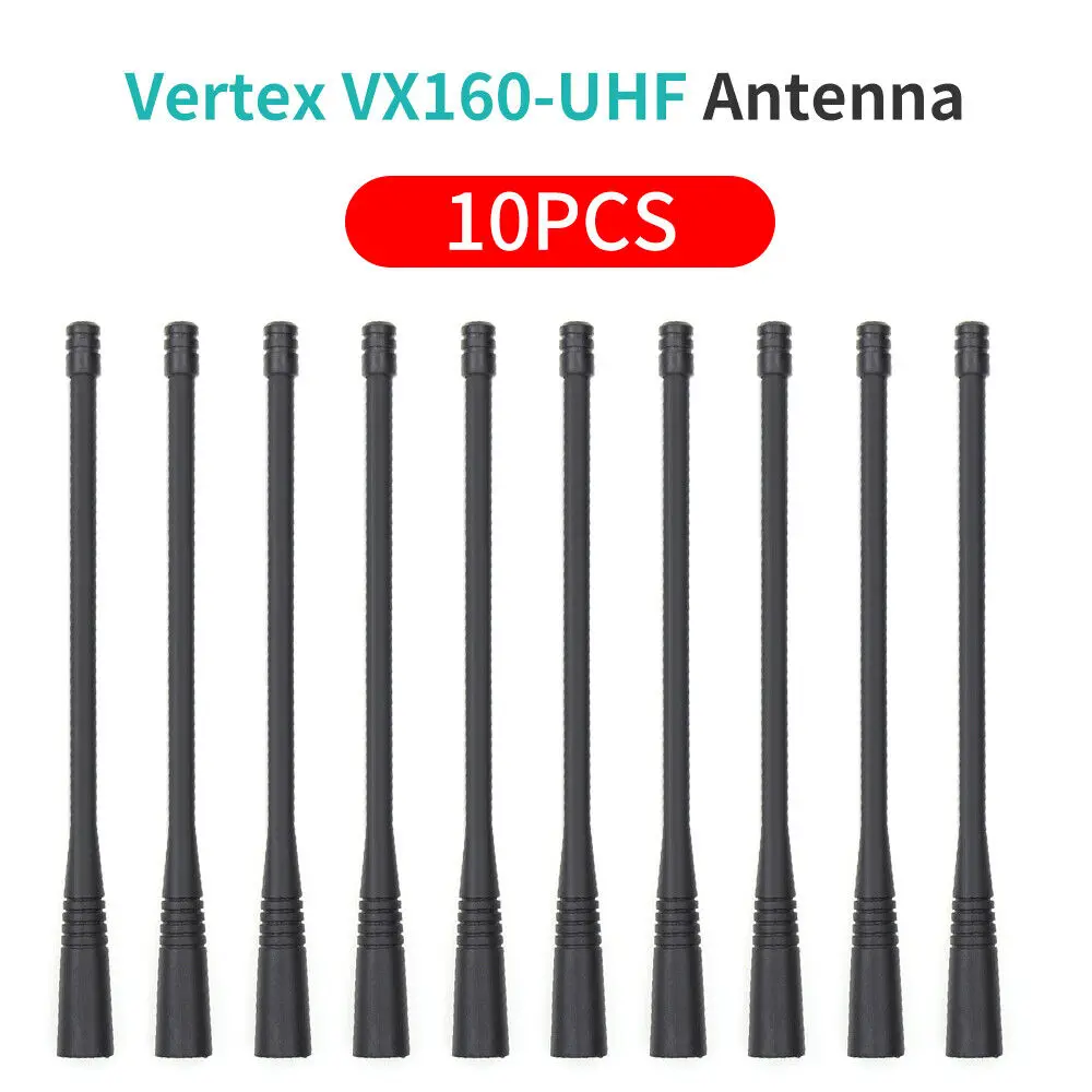 10 pcs UHF Antenna 6.2'' For Vertex Standard Radio VX150 VX151 VX180 VX160 VX130