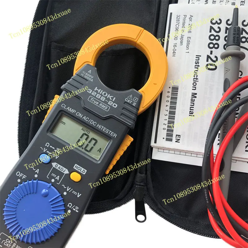 Hioki 3288-20 HiTester True RMS AC/DC Clamp Meter, Voltage and Resistance Measurement