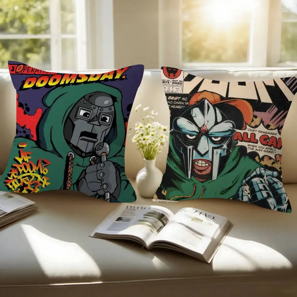 Singer MF DOOMS cartoon   Pillow Anime Pillow Sofa Bed Head Pillow Cover Cushion Cover 45x45 cm Fashion
