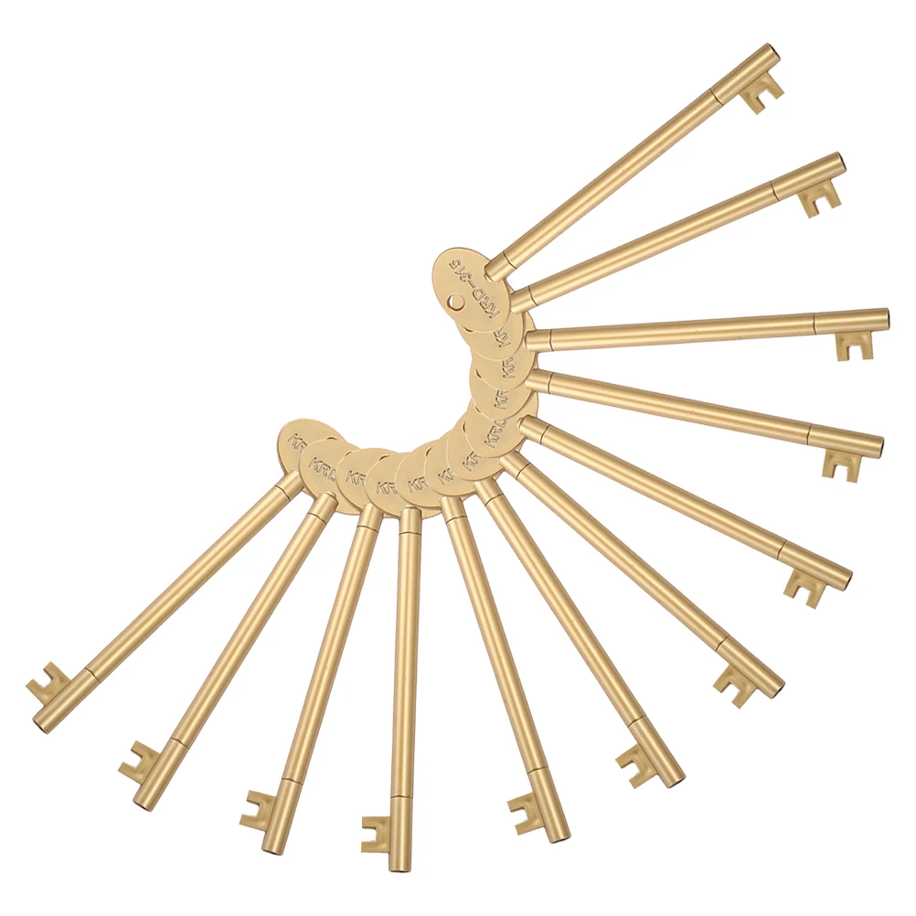 

12pcs Gel Pen Comfortable Cute Student Writing Accessories Office Use Golden Student Supplies Writing Accessories