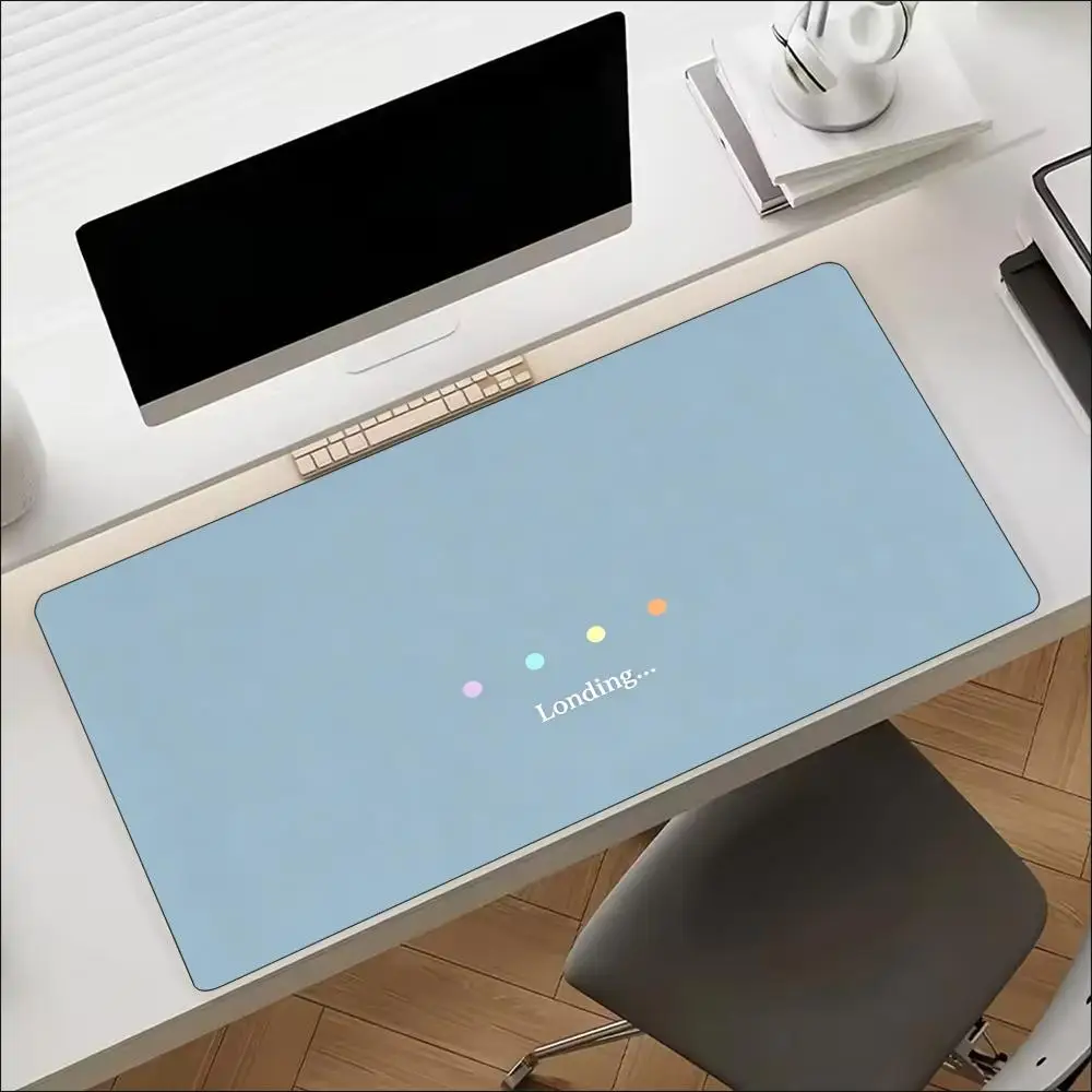 Simple Loading Graphic Art Non‑Slip Rubber MousePad For Precise Mouse Control Gaming Laptop Desktop Work And Daily Entertainment