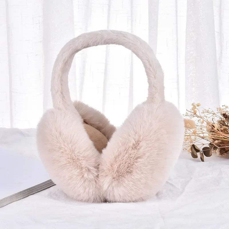 winter Warm Big Earmuff New fur solid color earmuffs Adult Children Classic Ear Cover Winter comfortable unisex Fur Earmuff