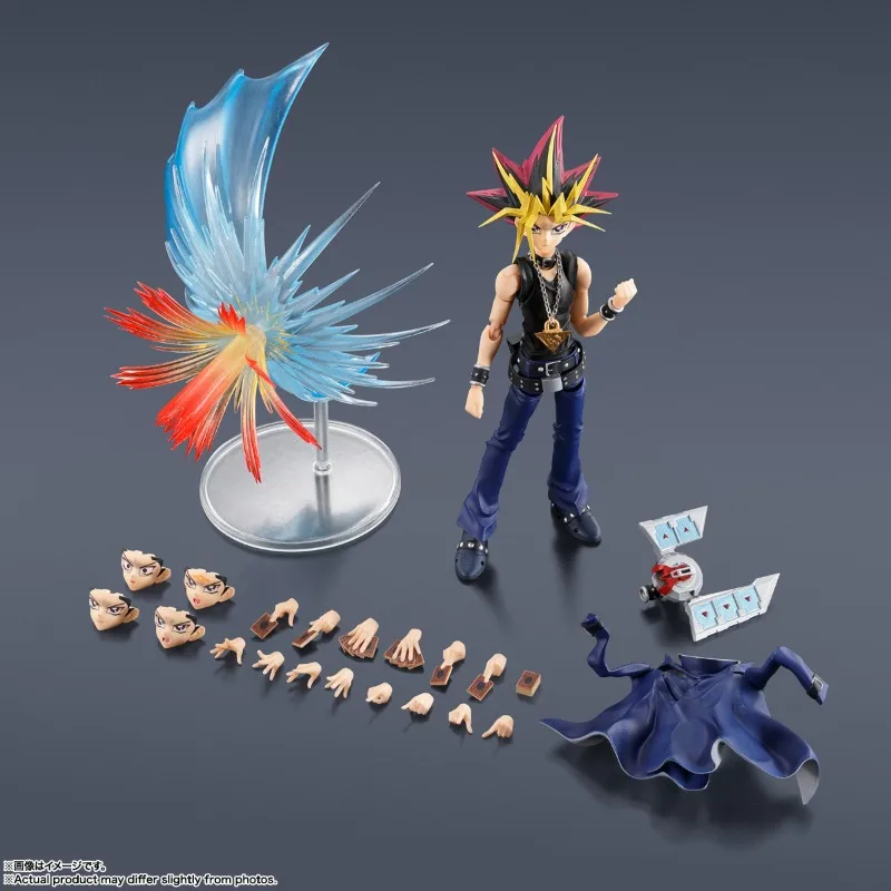 Bandai en Stock Original S.H.Figuarts Yu-Gi-Oh! Duel monstres figurines d'anime YAMI YUGI figurines d'action jouets modèle à collectionner cadeau