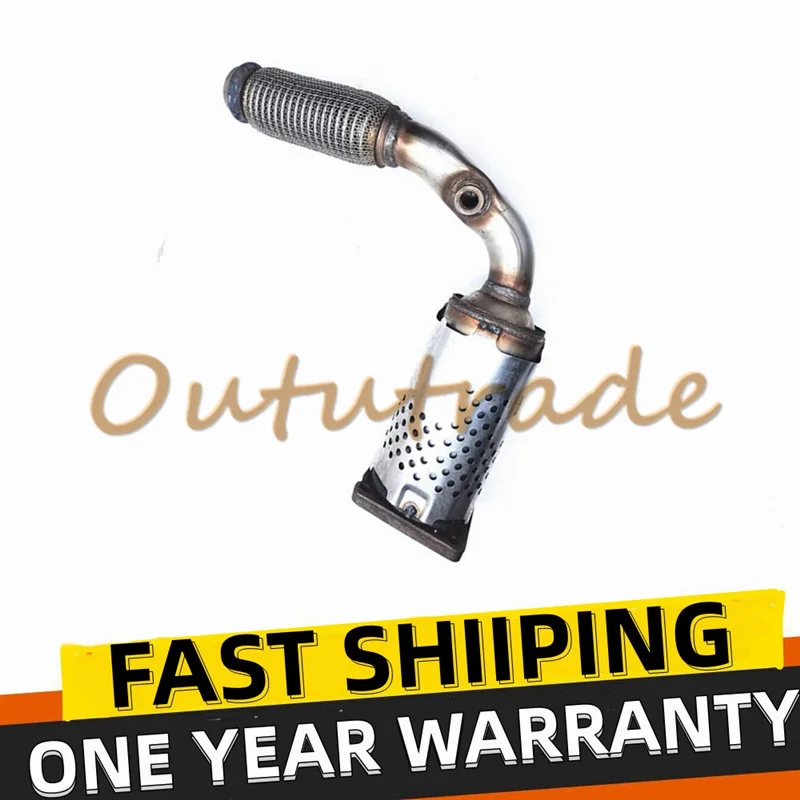 

new three-way catalyst exhaust pipe 9676453380 For Peugeot 2008 301 308 408 Citroen C1 C2 C3 Elyess C4 EC5