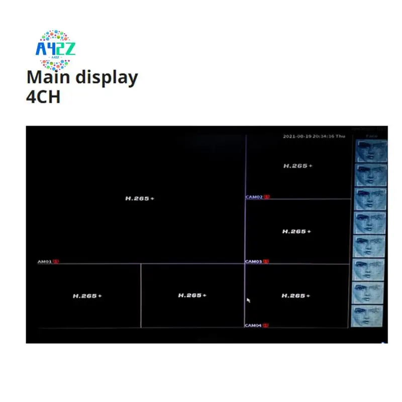 

A42Z-Xmeye NVR DVR Board 5M-N 1080P Hybrid 6 In 1 With Audio Over Coaxial For CCTV AHD Tvi CVBS Analog IP Cameras