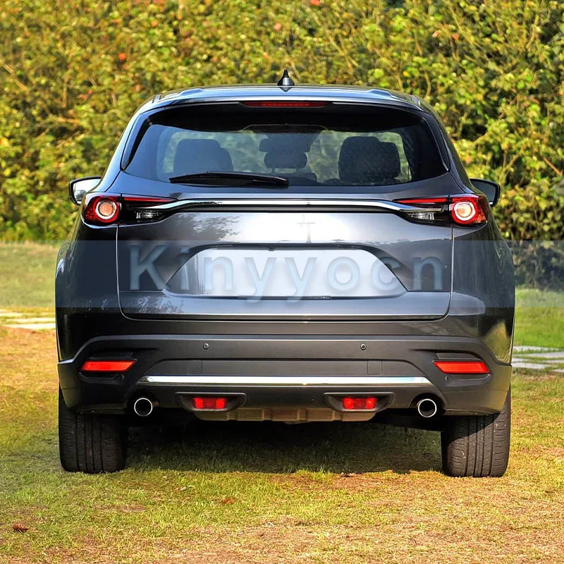 سيارة الذيل المصد الخلفي الضباب مصباح عاكسات ضوء لمازدا CX9 CX-9 2016-2021 عاكسات خلفية مصباح الضباب تحذير ضوء
