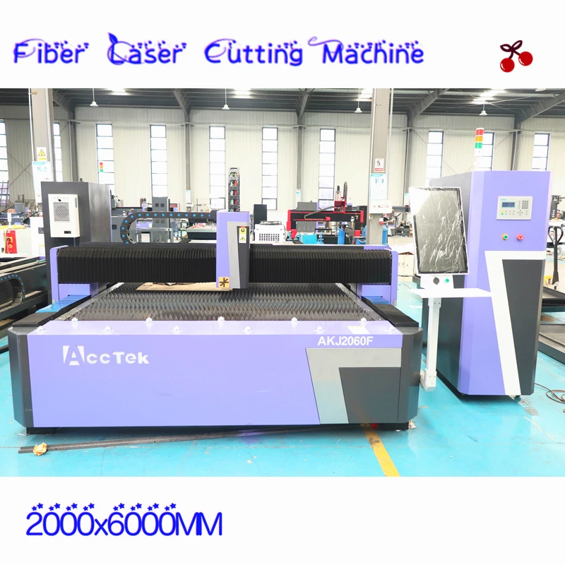 China Cnc Laser Fiber Cutting Machine 3kw 4kw 6kw for Metal Sheet and Tube Laser Cutter 2060