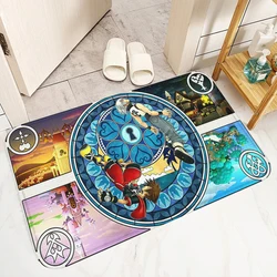 Tappetini Kingdom Hearts tappeto da cucina tappetino per porta di casa tappeti tappeti tappeto da bagno zerbino d'ingresso personalizzato bagno piede stanza preghiera