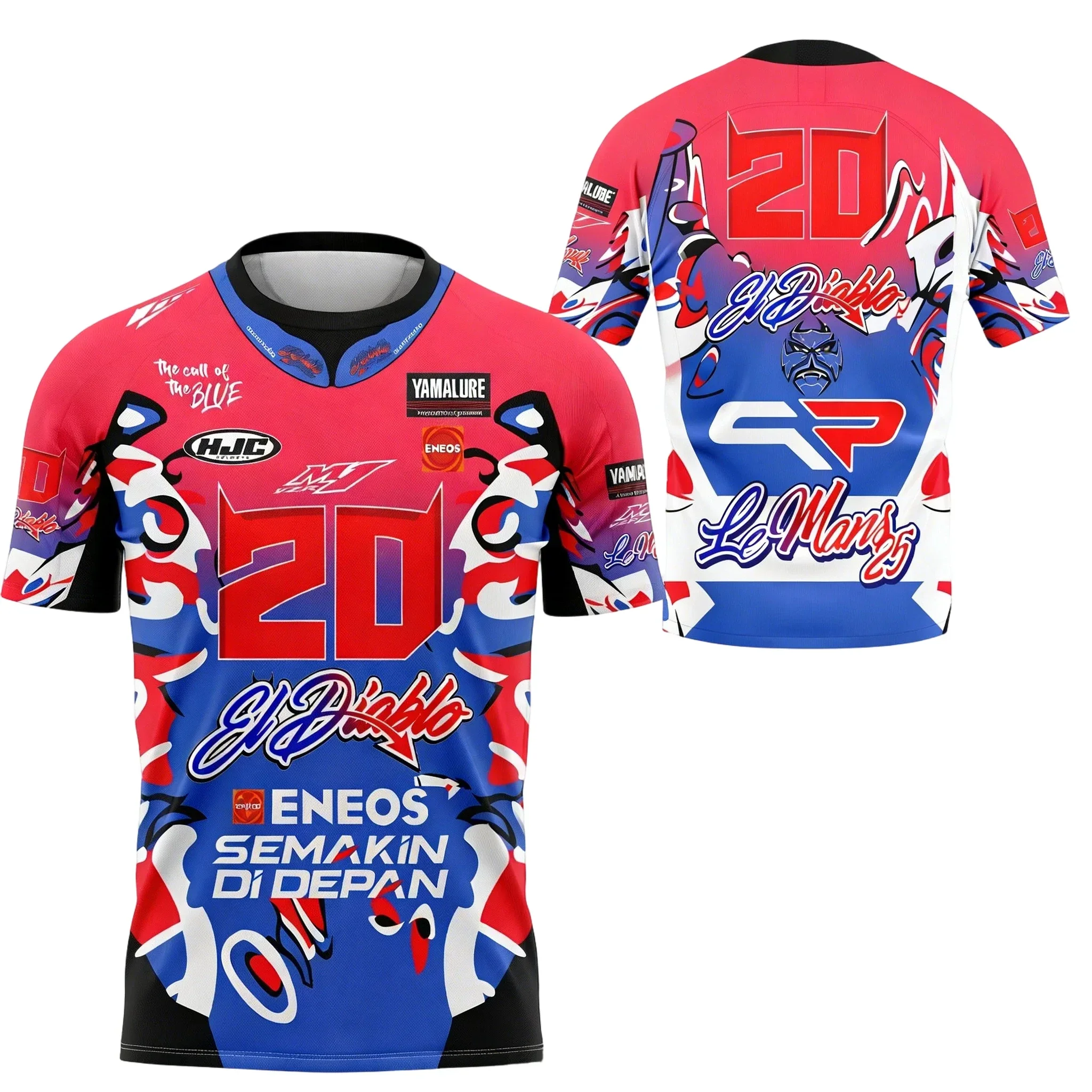 T-shirt à manches courtes pour hommes, motif imprimé en 3d, pour pilote de moto, quatre saisons, loisirs, Sports de plein air