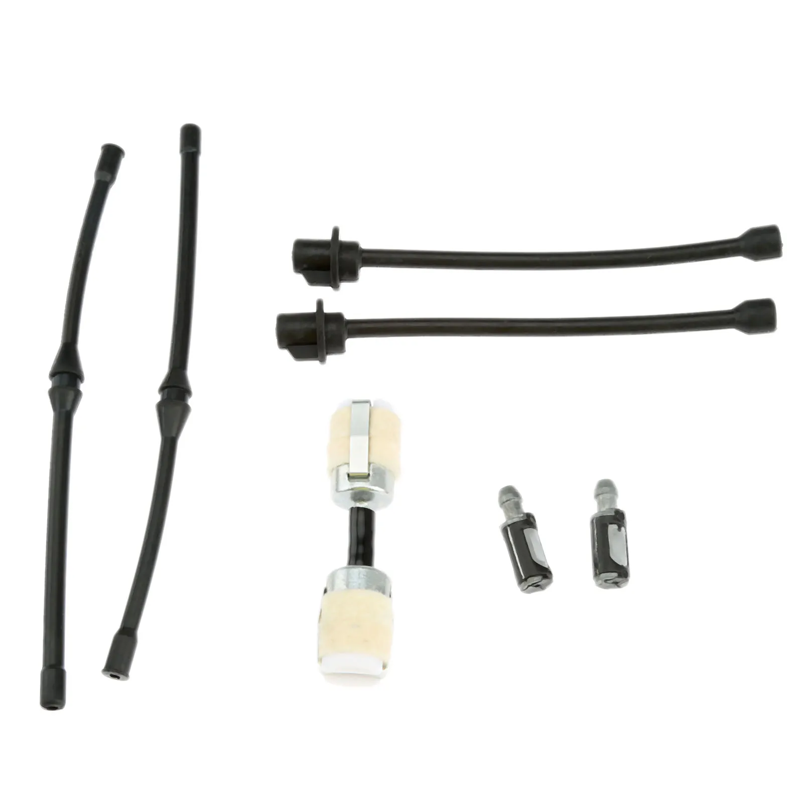 8Pcs(4 Sets )Tool Parts Chain Saw Fuel Pipe Oil Pipe Fuel Oil Filter For 52cc 58cc Chainsaw Spare Parts Hose Set 4500/5200/5800