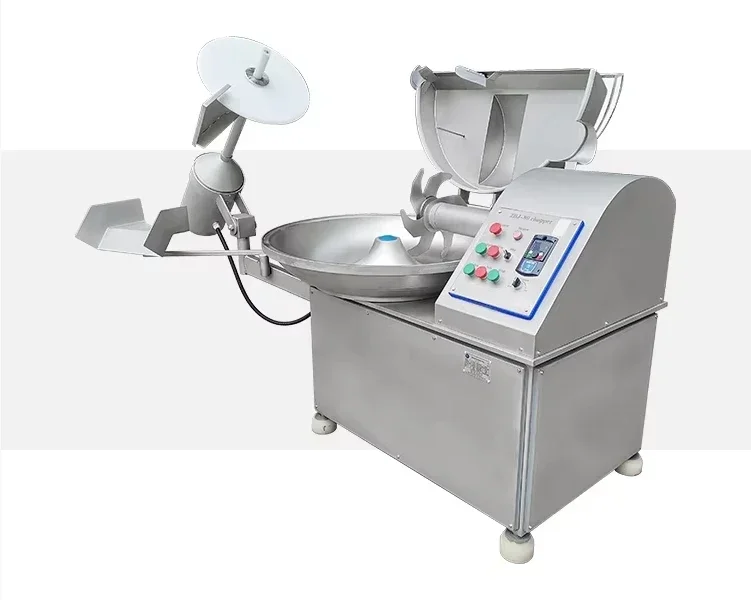 2024 Commercial Meat Cutting Machine Bowl Cutter Mixer Popular Kitchen Equipment For Processing Celery And Meat