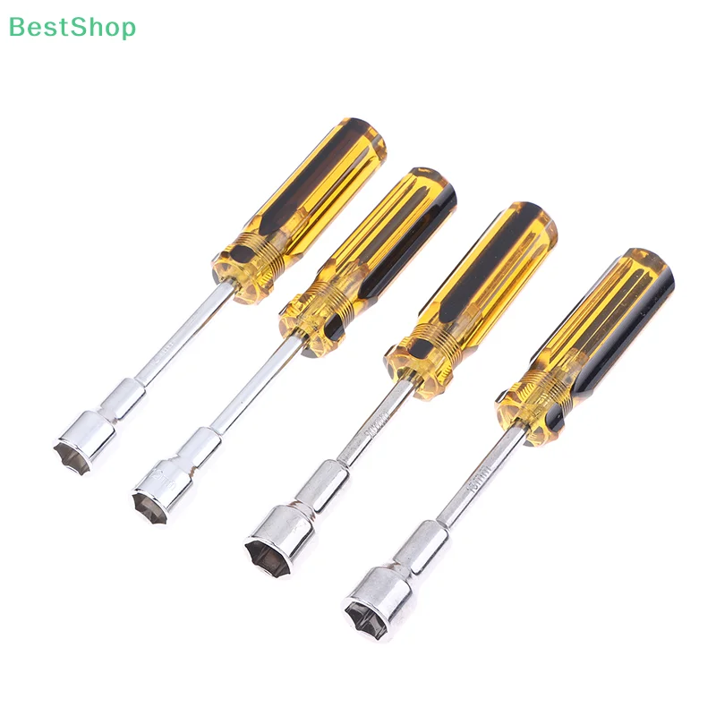 Obeng Hex Socket Head Handle CRV Shaft Nut M3 M4 dengan ukuran 4/5/5.5/6/7/8/9/10/11/12/13/14mm, untuk casing dan penggunaan manual.