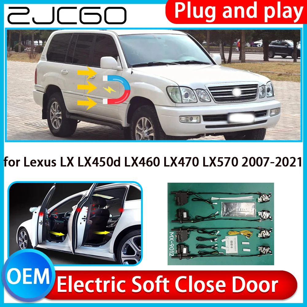 

for Lexus LX LX450d LX460 LX470 LX570 2007-2021 Auto Pull Car Soft Close Kit Door Power Latch Electric Door Catch Soft Closing