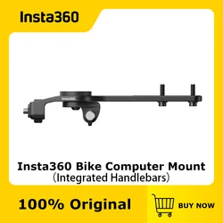 Supporto per computer da bici Insta360 ufficiale e originale, compatibile con i computer da bicicletta di Garmin, Wahoo, Bryton, Giant e altro.