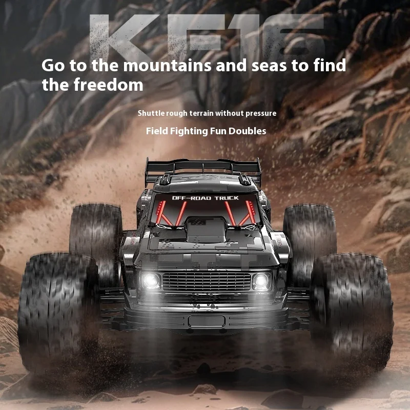 

Kf16 1/12 Fully Proportional Remote Control Four-Wheel Drive Off-Road Climbing Vehicle Rc Brushless Motor 60km/H Large Truck Toy