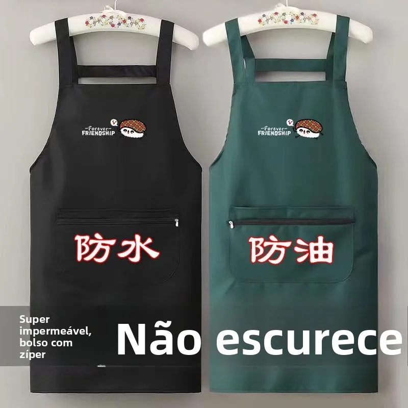 防水耐油キッチンエプロン-レディース調理服-新2025年流行-ウェストコート-オーバーコート-収納オーガナイザー