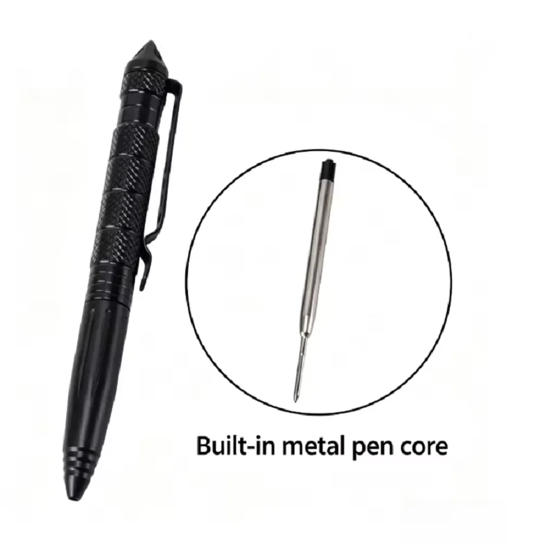 Tactical Pen Self Defense Multifunction Emergency Survival Tool Glass Breaker Tungsten Steel Writing Pen Outdoor Rescue Escape