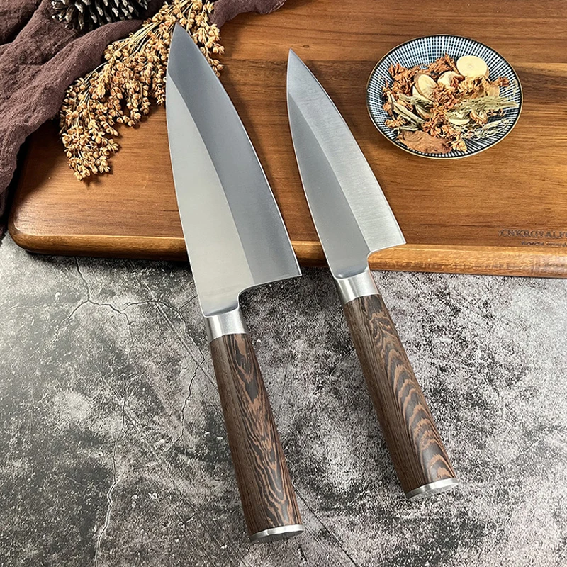 Deba Knife Gyuto Knife with Scabbard X8Cr14MoV Forged Steel 58±2 HRC Kitchen Knives Japanese Deba Fish Head Knife Sharp Tools