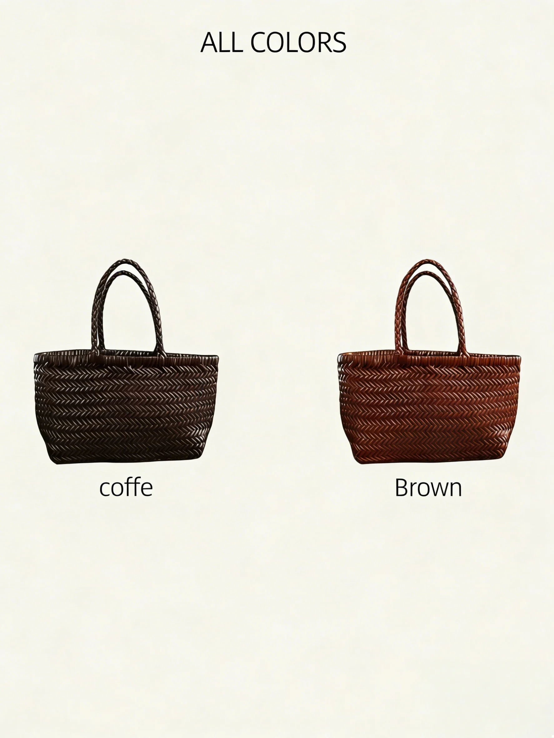 New Fashion 2026 Niche Large Capacity Handwoven Leather Tote Bag Cowhide Handbag for Women - Stylish And Practical