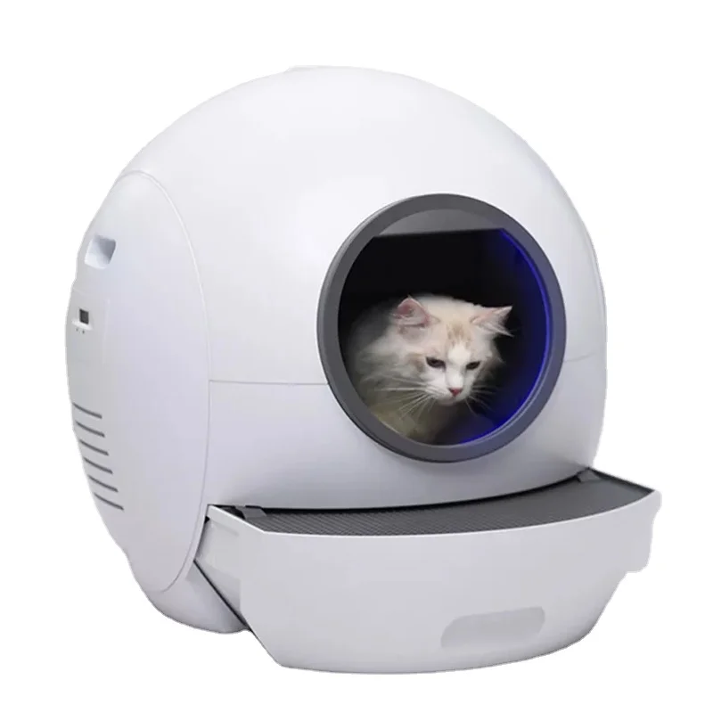 

CLB001 Intelligent Automatic Drawer Type Cat Basin Fully Enclosed Big Cat Basin With App Remote Control