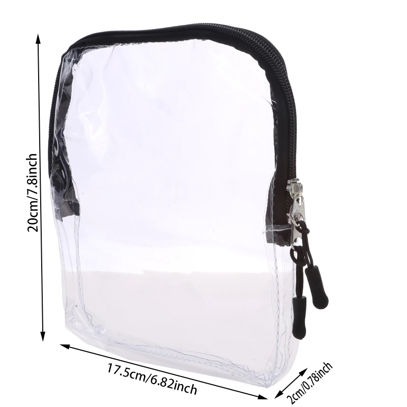 1pc Clear Travel Toiletry Bag - Quart Size Cosmetic Bag For Travel-Carry On & Organize Liquid Toiletries & More